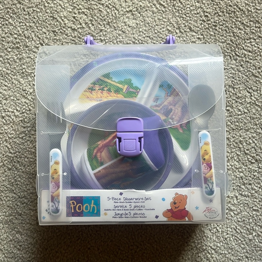 NWT Pooh utensil set